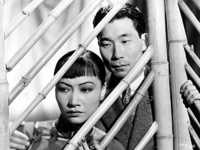 Actors Anna May Wong and Philip Ahn.