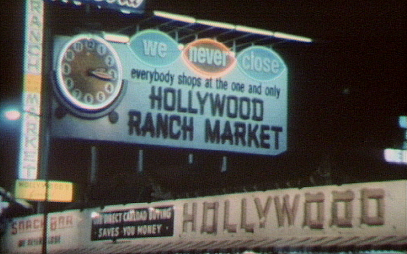 Hollywood Ranch Market signage