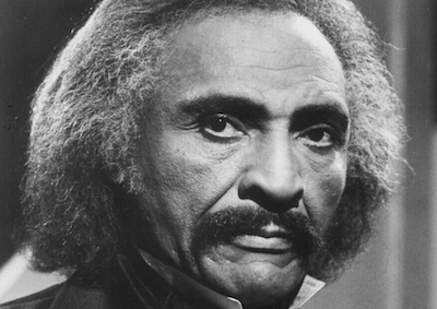 Closeup of Ivan Dixon as Frederick Douglass.