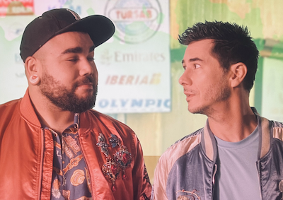 Numbskull Revolution Two men looking at each other.