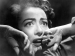 A frightened looking Joan Crawford.