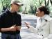 Filmmaker Wayne Wang and actor Jennifer Lopez.